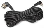 Screwlock PC to Elinchrom Studio Flash — 5 Meter (16 Feet) Straight Flash Sync Cord