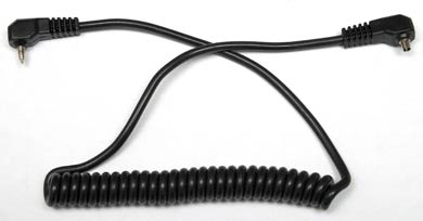 Coiled Cord — Male PC to Vivitar Sync Cord