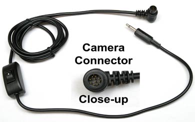 Shutter Release Cable for Nikon &mdash; 10 Pin to Pocket Wizard