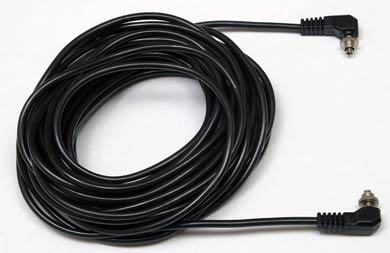 Screwlock PC to Screwlock PC — 10 Meter (32 Feet) Straight Flash Sync Cord