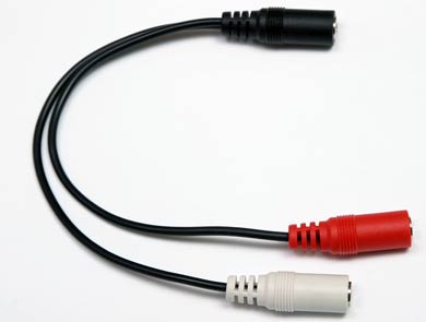 Mono Miniphone Corded Splitter (1F-2F)