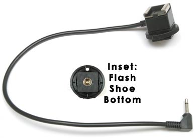 Female Hotshoe to Pocket Wizard, CyberSync or Elinchrom Skyport