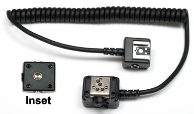 Off Camera iTTL Cord for Nikon &mdash; 4 Foot Coiled Cord