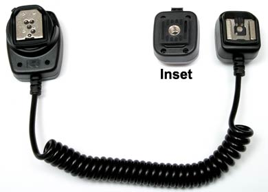 Off Camera TTL Cord for Pentax — 3 Foot Coiled Cord